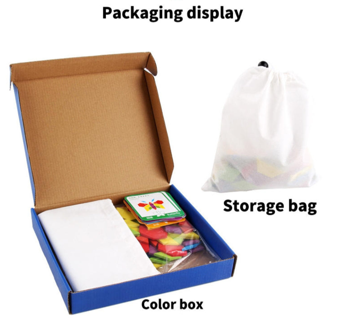 155 pcs Shape Puzzle