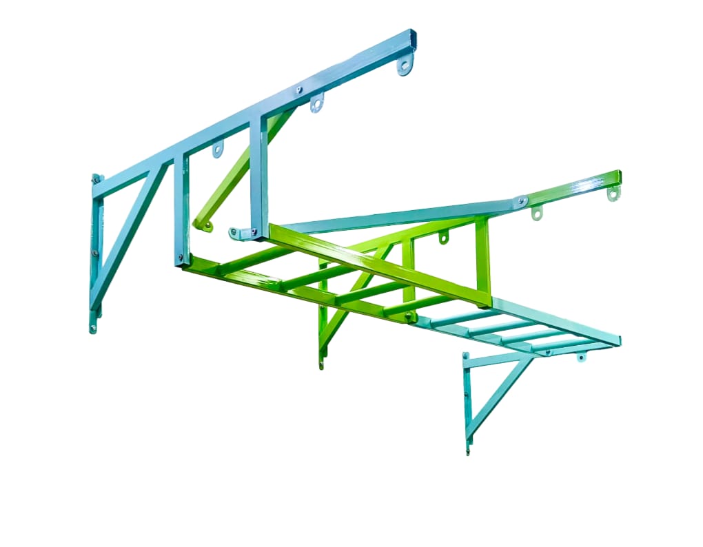 Kids Indoor Playset Frame with Monkey Ladder – Strong Metal Structure