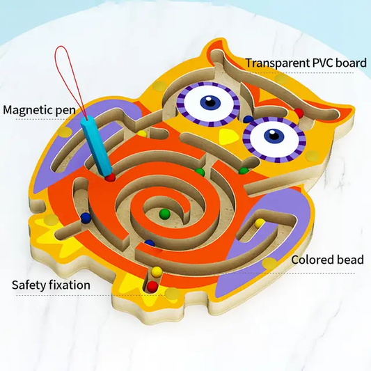 Magnetic Maze Game in Animal Shapes