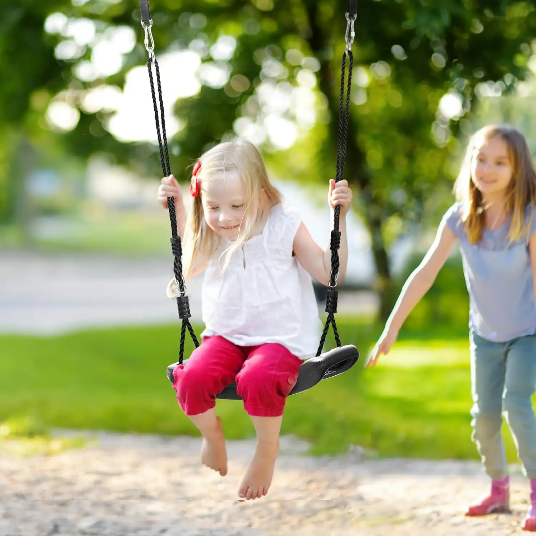Premium Kids Plastic Swing Seat with Strong PE Rope – Safe Indoor & Outdoor Hanging Swing