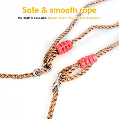 Premium Kids Plastic Swing Seat with Strong PE Rope – Safe Indoor & Outdoor Hanging Swing