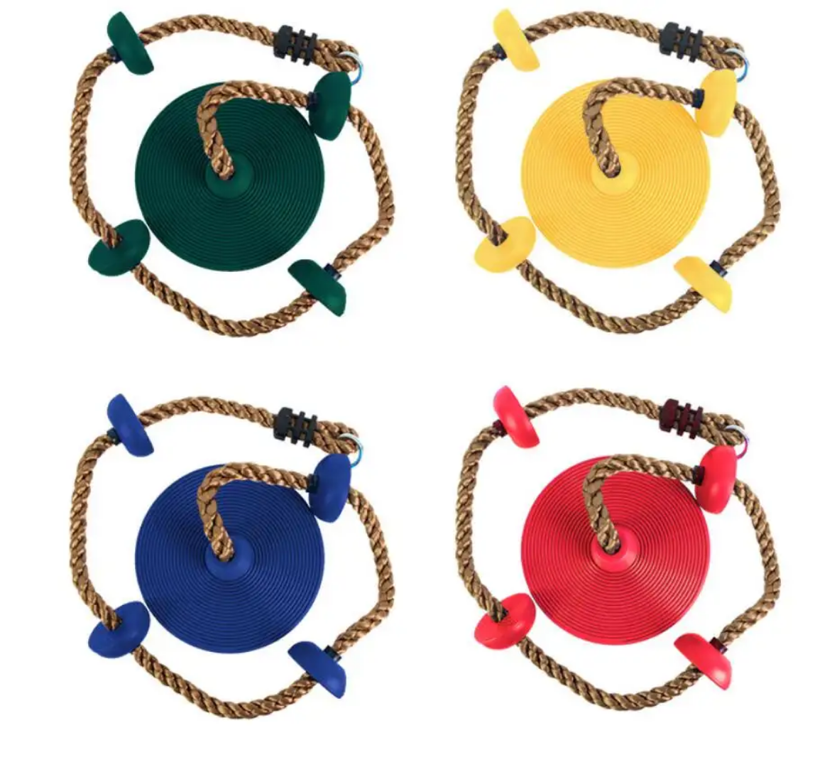 Premium High Strength Rope Disc Swing – Safe Outdoor Adventure Swing for Kids