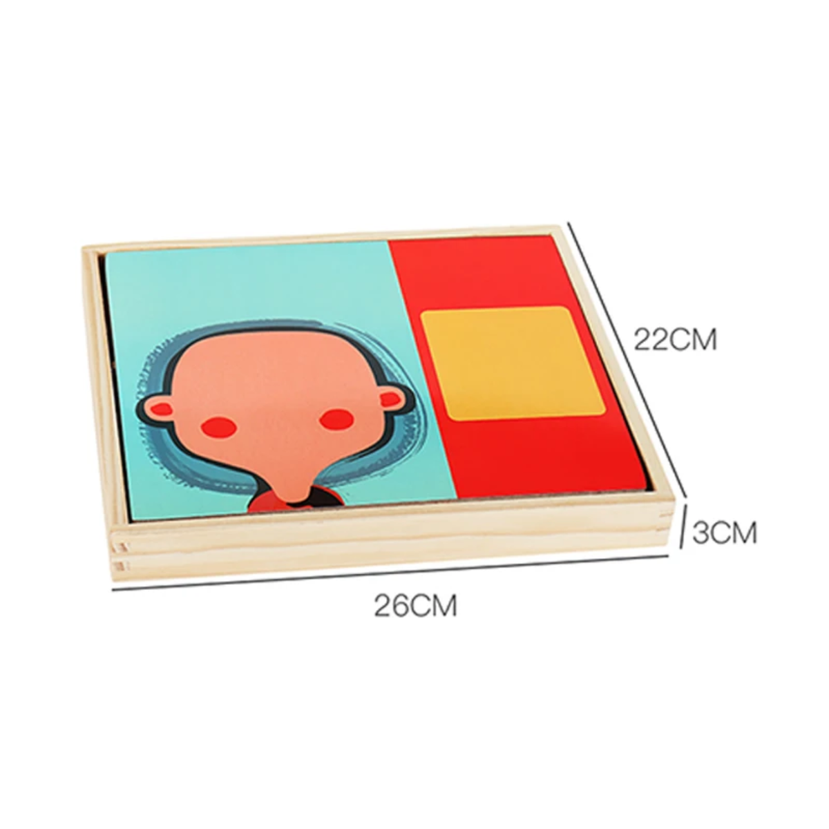 Magnetic Puzzle Mask 12 pcs Toy for Kids Educational Brain Game
