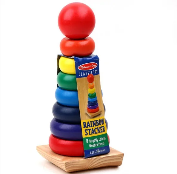 Wooden Rainbow Tower