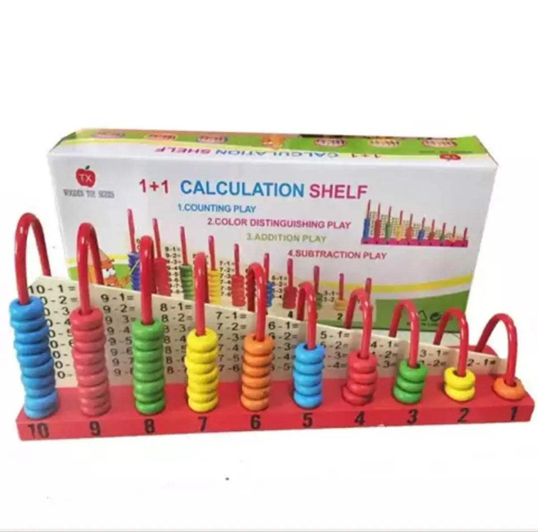 Wooden Calculation Shelf