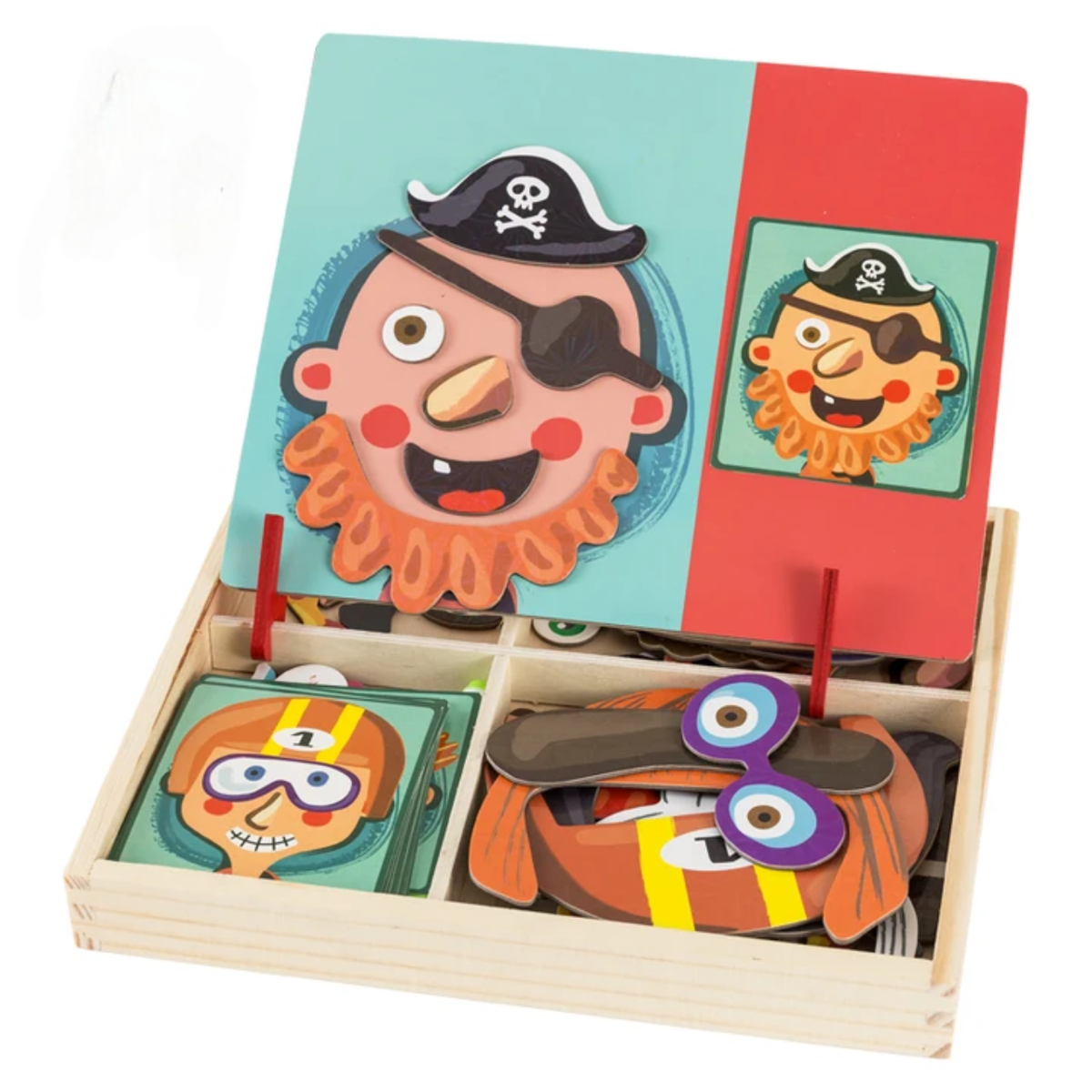 Magnetic Puzzle Mask 12 pcs Toy for Kids Educational Brain Game
