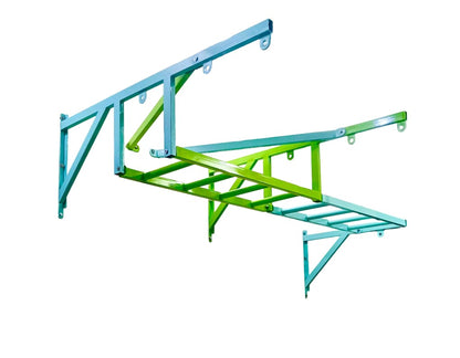 Kids Indoor Playset Frame with Monkey Ladder – Strong Metal Structure