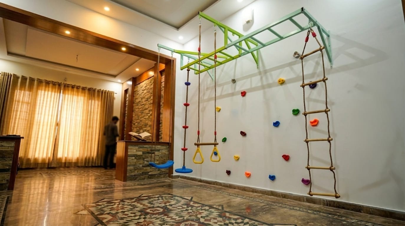 Ultimate Indoor Adventure Playset for Kids – Swing, Climb & Play