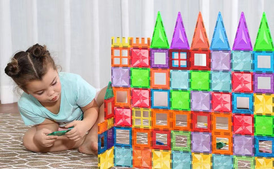 Magnetic Tile Blocks - 60 pcs Set